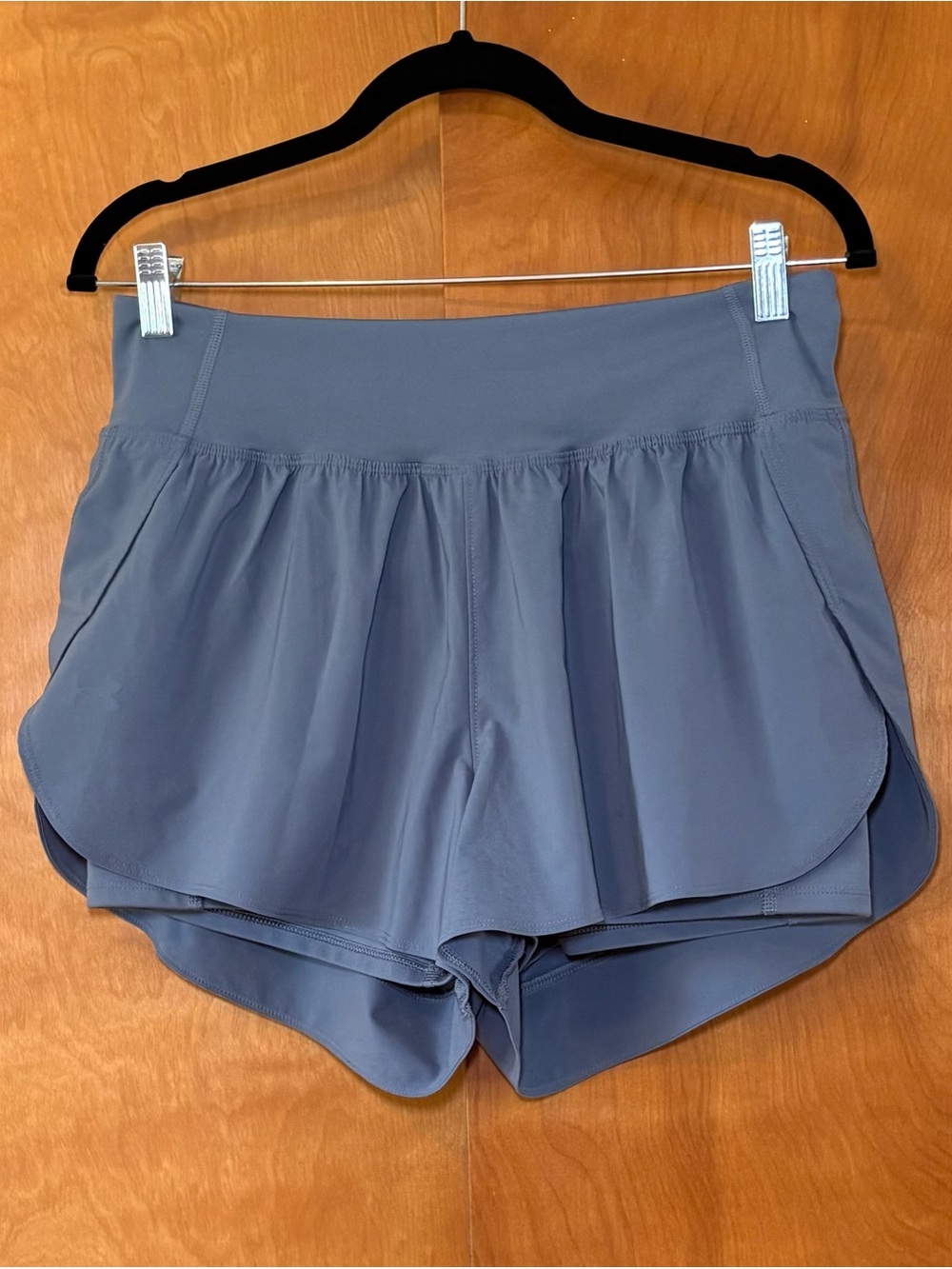 Under Armour Women's Athletic Layered Shorts - Slate Gray size L